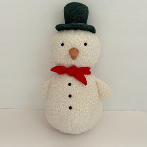 Cloud Island Snowman Plush 11 Inch Red Scarf Green Hat Curly Stuffed Target 2024